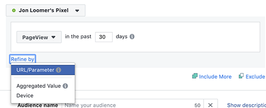 Facebook Website Custom Audience